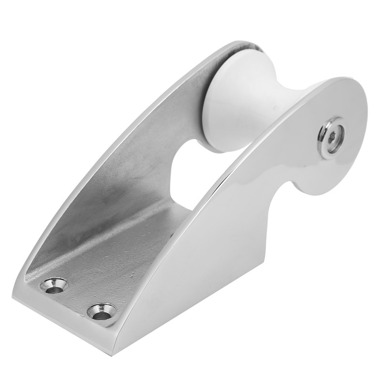Boat Bow Anchor Roller Bracket Nylon Pulleys Anti Slip Rubber