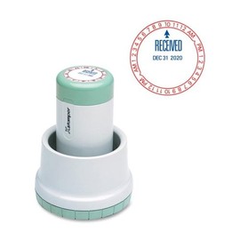 XST22402 - Xstamper XpeDater Pre-Inked Rotary Received Message/Date and Time Stamp