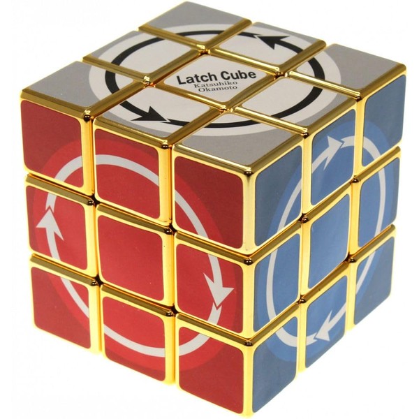 Latch Cube - Metallized Gold Body