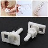 LUORNG 2 Sets Toilet Seat Screw Kit Rectangular Toilet Seat