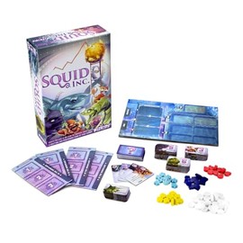 Squid Inc – Board Game by WizKids 2-4 Players – Board Games for Family – 60-90 Minutes of Gameplay – Teens and Adults Ages 14+ - English Version
