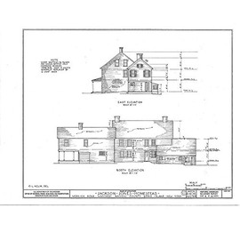 HistoricalFindings Photo: Jackson Jones Homestead,Merrick Road,Wantagh,Nassau County,NY,New York,HABS,4