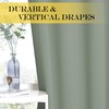 NICETOWN Blackout Sage Green Curtain 84 inch Length for Bedroom