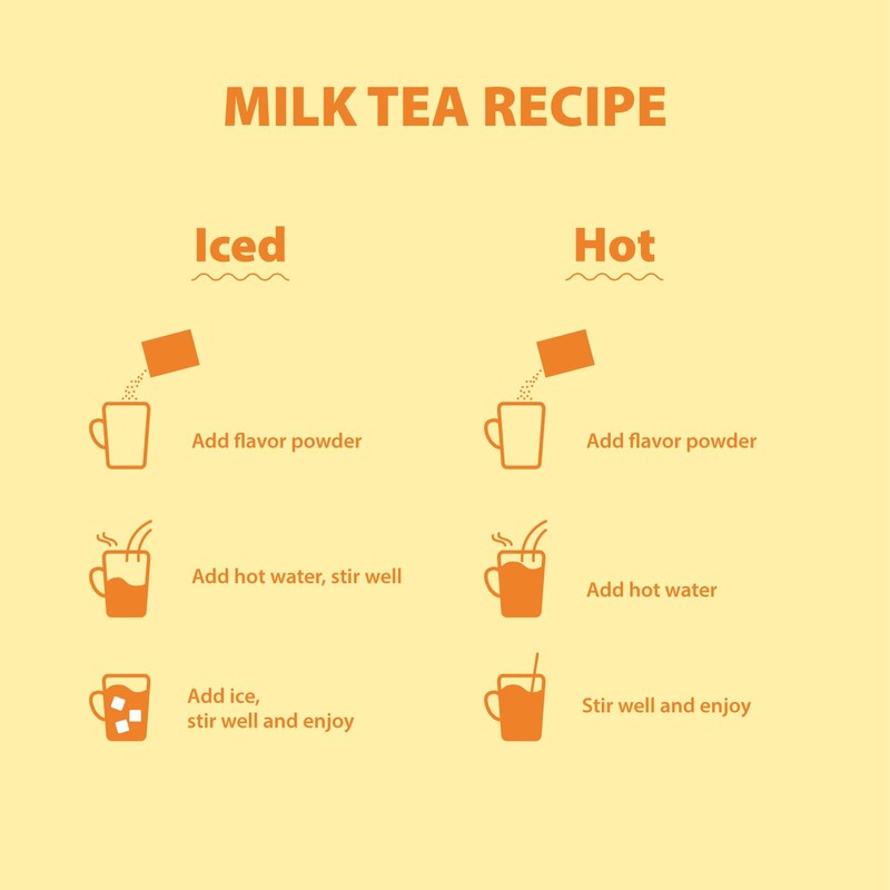 Hojalicious - Milk Tea Powder Mix (2.2lb, Mango)