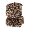 Unisex Brown Leopard Animal Print Pattern Snood Neck Face Covering