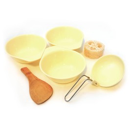 Ganzoo © 12 Piece Camping Crockery Set | Lightweight | Rustproof | Coated Aluminium | Outdoor Cooking Set | 2 Pots, 2 Lids + Pan | 1-2 People | Crockery Set | Colour: Anthracite