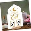 Gadpiparty Handwritten Countdown Acrylic Display with Base Perpetual Month Date