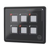 Car Universal 6P Membrane Control Switch Panel with Backlight Module