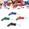 4pcs Rubber Band Launcher Toy Foldable Mini Portable Metal Rubber