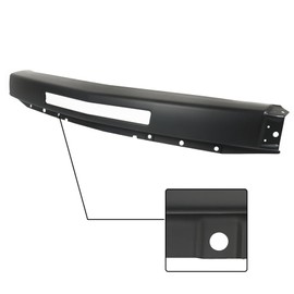 labwork Black Front Bumper Face Bar Primed Replacement for Silverado 1500 2500 3500 Pickup 2007-2013 with Center Air Intake Hole GM1002836 15941837