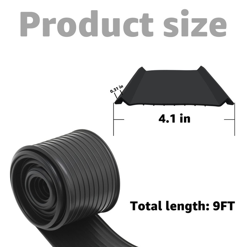 Lusperi Replacement for Clopay Garage Door Rubber Bottom Weather Seal,