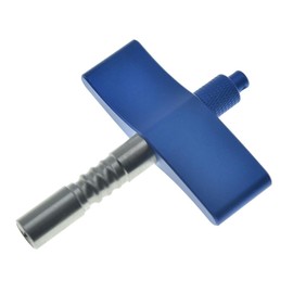 KAISH Blue Universal Drum Tuning Key Wrench Drum Tuner Key with Steel Rod for Acoustic/Electronic Drums 〝T〞Style