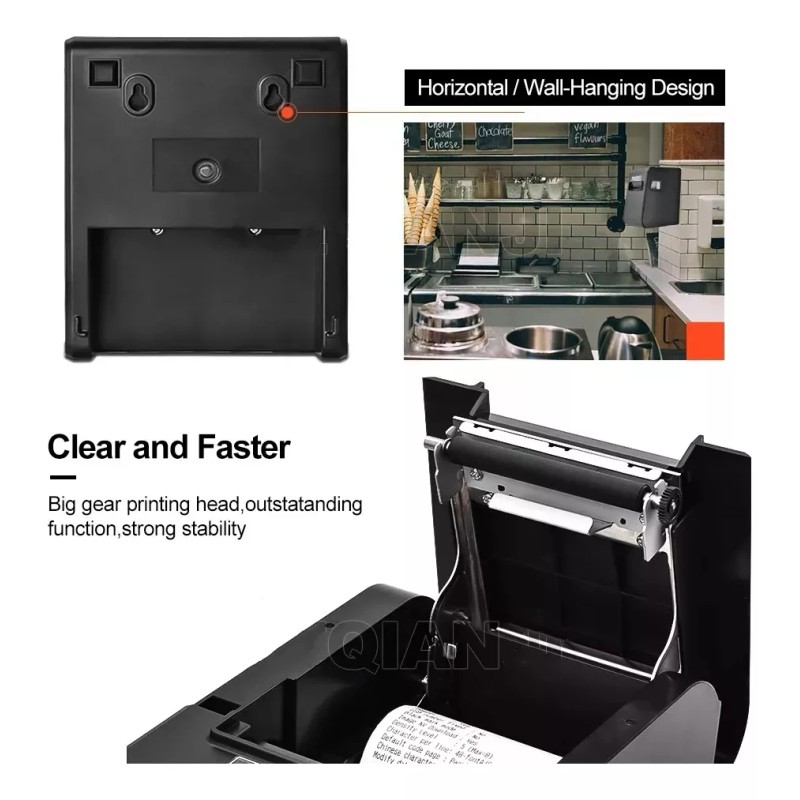 Xprinter Impresora Térmica Tickets Pos 80mm Wifi Usb Corta Automática