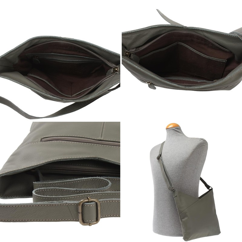 LECONI LE0065 Women's Shoulder Bag Natural Soft Leather Handbag 32