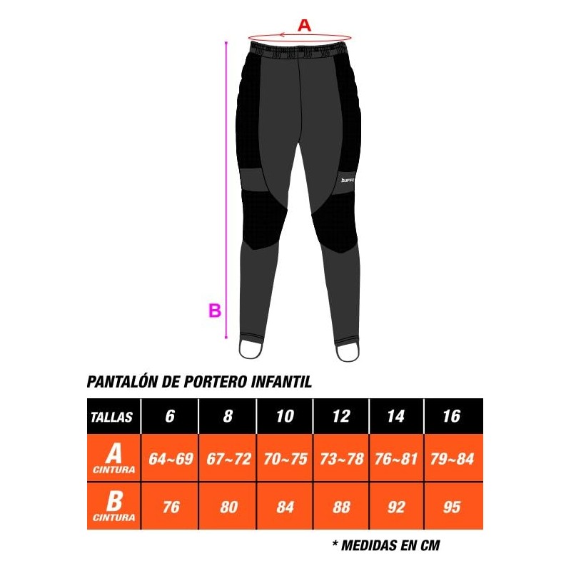 Buffon Pants De Portero Niño Champion Largo Infantil (Talla 14)