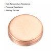 sourcing map Copper End Cap Pipe Fitting Sweat Plug Connection