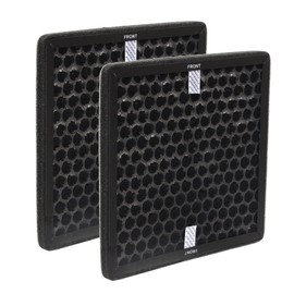 PUREBURG Replacement Filter Compatible with Black+Decker BXDH12E Dehumidifier 12L, Pack of 2 Activated Carbon Filter VOCs Odour Cleaning