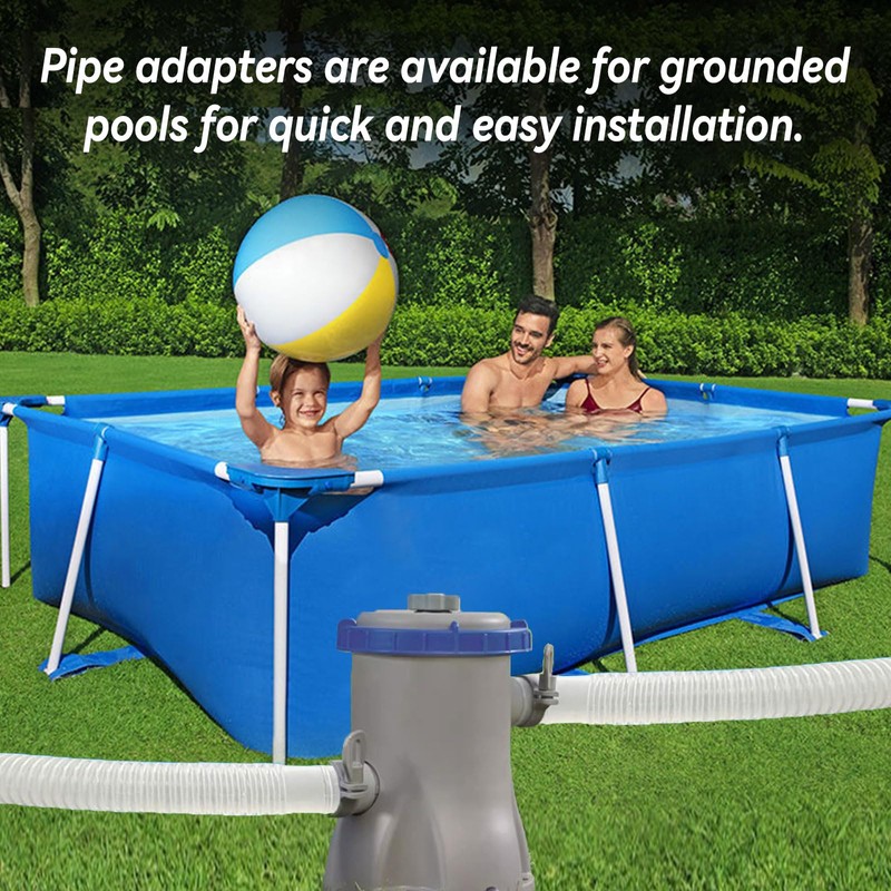 Zueyen Pool Hose Adapter, 2-Way Hose Connector 38 mm to