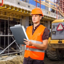 Metal Clipboard with Storage, Letter Size Form Holder Portfolio Aluminum Metal Binder with High Capacity Clip Posse Box - Surface for Legal Size Paper, for Office Business Professionals Stationer