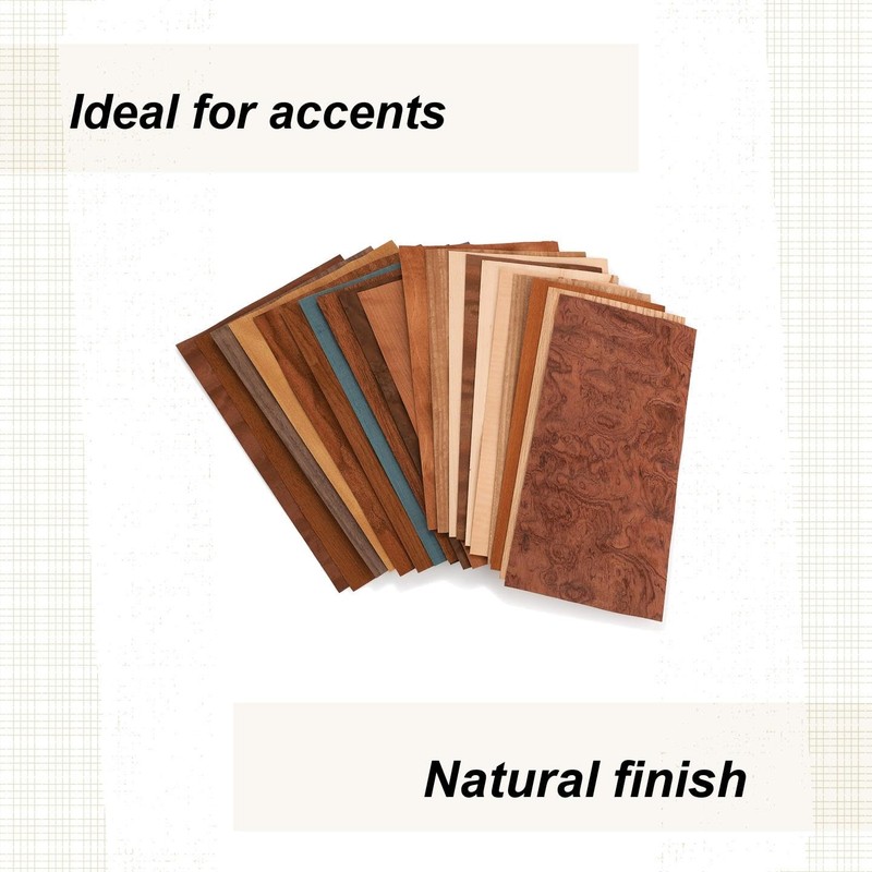 Sauers Mixed Variety Domestic & Exotic Veneer Pack, 10 Sq