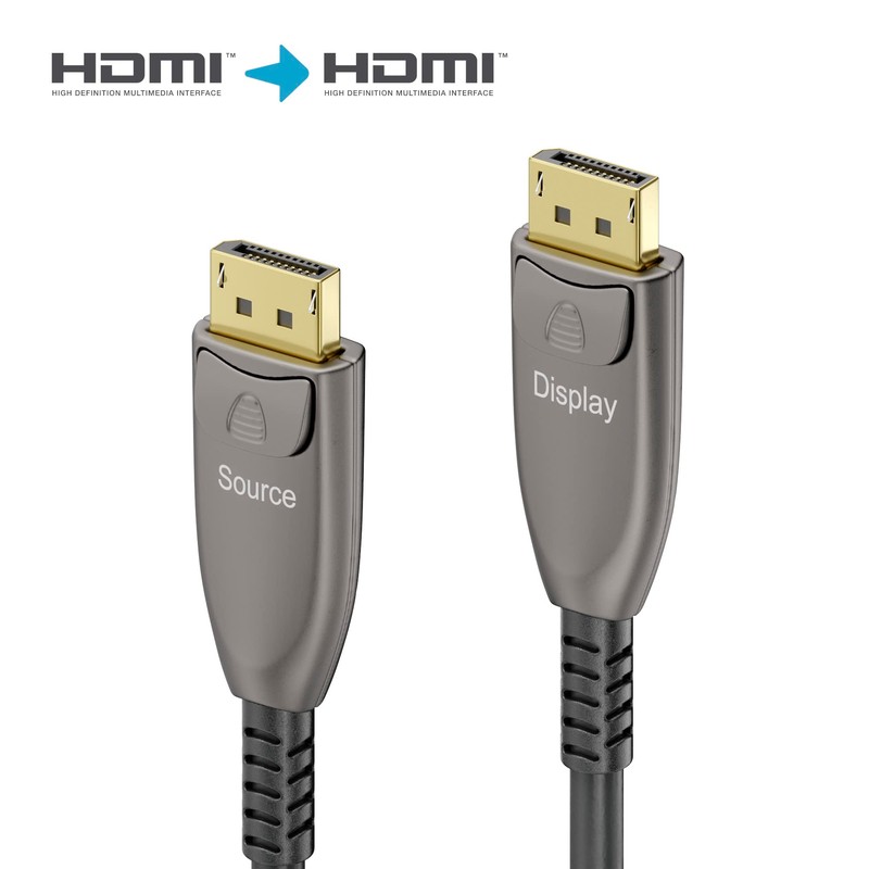 Sonero® 8K-DisplayPort 1.4 Kabel, Glasfaser-Hybrid-Kabel, Auflösung bis 8K 60 Hz