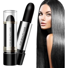 Hair Color Pen Hair Stick,Tinte de Cabello Retoque Instantáneo con Bolígrafo - Impermeable Escudo de Tinte en Barra, Cepillo Encubridor Temporal de Canas para Cabello y Barba (01#Black)