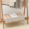 Linen Folding Storage Bins, 3 Pack Large Storage Baskets, Washable,