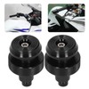 Motorcycle Handlebar End Plug Throttle Speed Control Black Alumimium Rubber