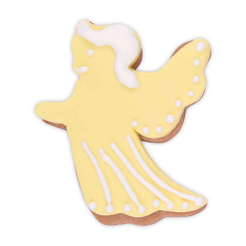 Staedter Stainless Steel Angel Cookie Cutter, 7.5 cm, Silver