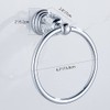 BATHSIR Crystal Towel Ring, Bathroom Hand Towel Holder Chrome Towel