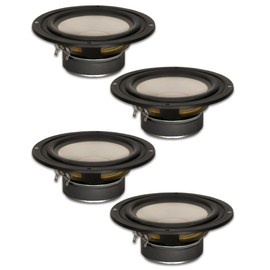 Goldwood Sound, Inc. Stage Subwoofer, Poly Cone 5.25" Woofers 130 Watts Each 4ohm Replacement 4 Speaker Set (GW-S525/4-4)
