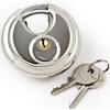 iapyx 3-Piece Set Discus Lock 70mm Diameter Padlock Lock Safety