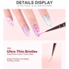 KADS Fine Liner Nail Brush Metal Handle Nail Painting Design