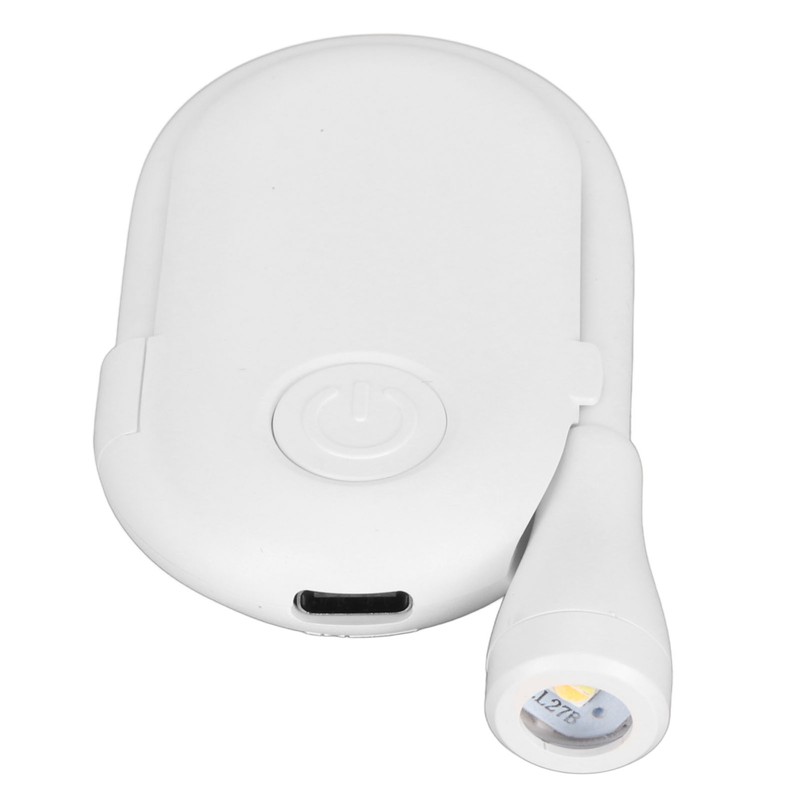 Mini Clip On Lamp USB Rechargeable 3 Lighting Modes Reading