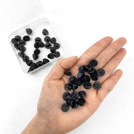 Quacc 50 PCS PVC Rubber Backings for Pins, Replacement Lapel Pin Badge Backs Holders Keepers for Replacement Uniform Enamel Badge