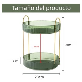 Organizador De Maquillaje Giratorio 360º Para Tocador