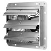 Simple Deluxe 7 Inch Wall Mounted Shutter Exhaust Fan, Aluminum,