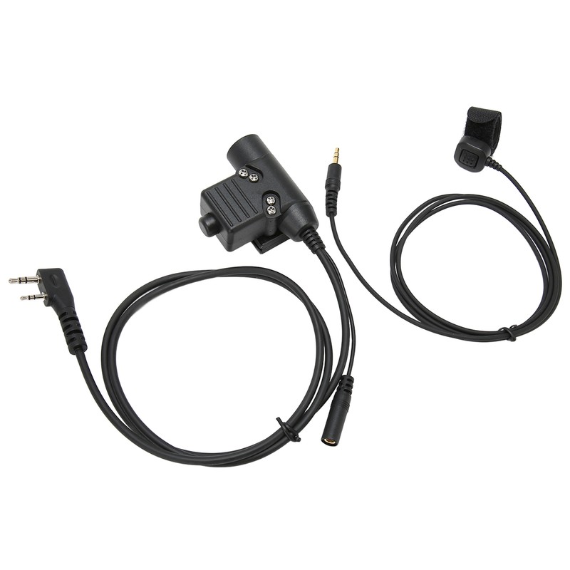 U94 PTT Adapter Push to Talk Button Walkie Talkie Military