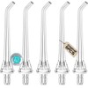 COSLUS Original Water Flosser Replacement Tips: Replacement Heads Compatible with