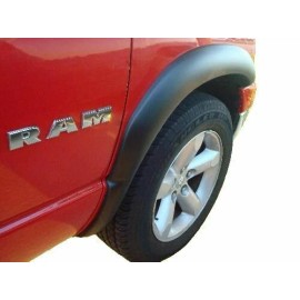 AutoRestylers 2002-2008 Dodge Ram Factory Style Matte Black Fender Flares Set of 4 Paintable