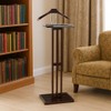 Proman Products VL16220 Freestanding Wardrobe Wooden Valet Stand Rack with