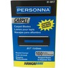 PERSONNA 61-0017-0000 PERSONNA ARMOREDGE ROUND CORNER CARPET BLADE, .017, CARBON, (100 PER PACK)