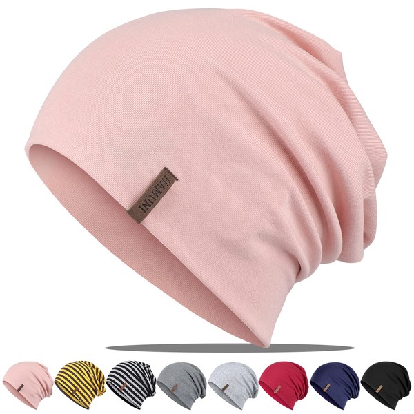 Slouchy Beanie for Women Cotton Beanies Hats Men Lightweight Soft