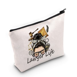 JNIAP Future Lawyer Gift Lawyer Life Cosmetic Bag Law Student Gift (Lawyer Life Bag)
