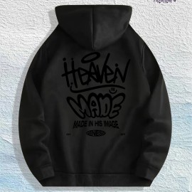 Heaven Made Graphic Hoodie 100% Cotton US Warehouse 7 ColorsColor: Red, Size: 2 XL