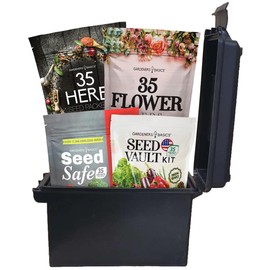 Ultimate Survival Seed Kit – 140 Heirloom, Non-GMO Varieties | Over 73,000 Seeds for Planting Vegetables, Herbs & Flowers | Emergency Food Preparedness & Long-Term Storage