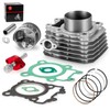 Engine Cylinder Piston Rings Gasket Kit & Tensioner for Kawasaki