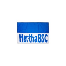 Lagge Hertha BSC Logo Blue/White - 60 x 90 cm Landscape Format + Free Digni Sticker