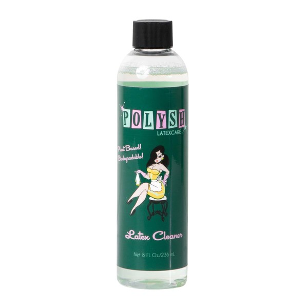 Polysh Latex Cleaner - 8 Fl Oz - Gentle Plant-Based