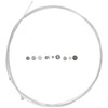 2 Meters Steel Brake Cable with 9pcs Repair Nipples Accessories
